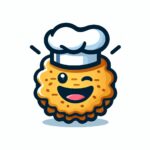 Una galleta sonriente con un gorro de chef