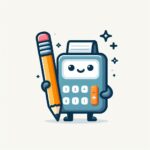 Un lápiz y una calculadora